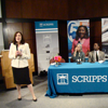 Sue Porter, Vice President of Programs of the Scripps Howard Foundation, moderates the Personal Development panel session. 